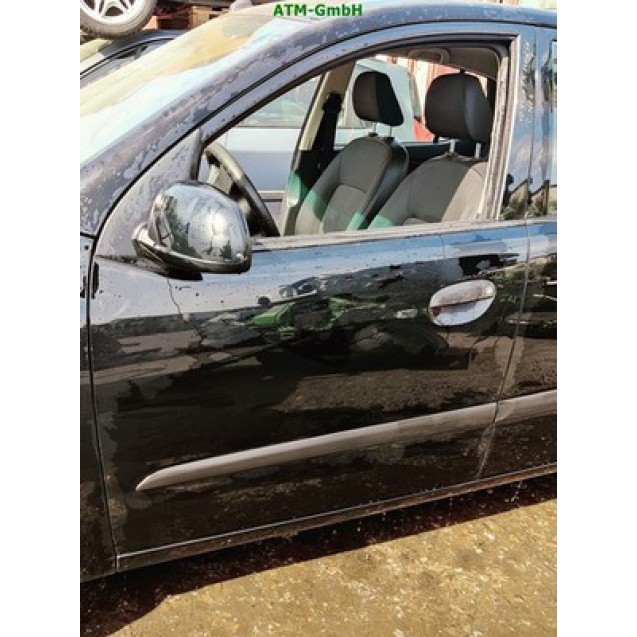 Tür vorne links Hyundai i10 5 türig Farbcode MZH Phantom Black Metallic Schwarz