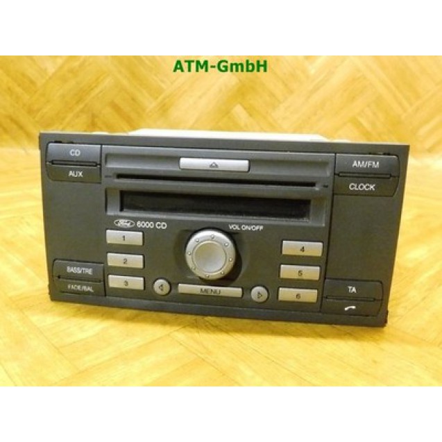 Autoradio KFZ Radio CD Player 6000 CD Ford C-Max 8M5T18C815DB MIT CODE