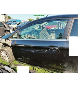 Tür links Ford Fiesta 6 VI 3 türig Farbcode D9 Schwarz Pantherschwarz Metallic