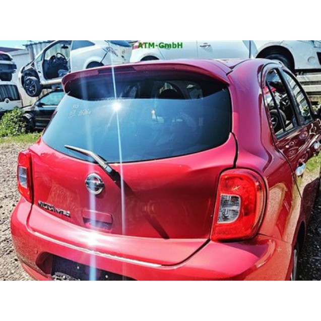 Heckklappe Nissan Micra 4 IV 5 türig K13 Farbcode AY AY4 Red Rot Metallic