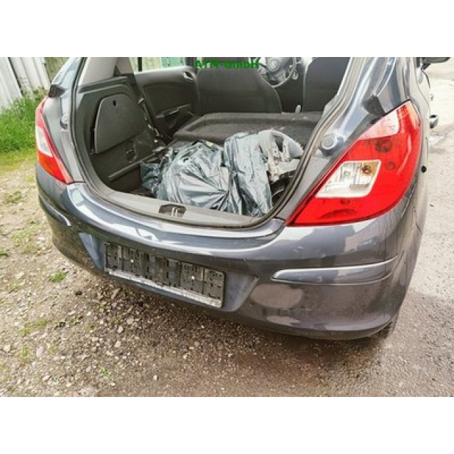 Stoßstange hinten Opel Corsa D Farbcode Z168 Metro Blau Blue Perl