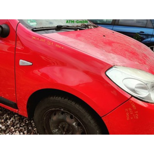 Kotflügel rechts Dacia Sandero Farbcode DV21D Rot Feuerrot Rouge Passion