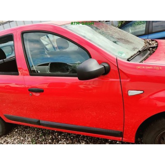 Tür vorne rechts Dacia Sandero Farbcode DV21D Rot Feuerrot Rouge Passion
