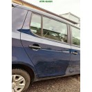 Tür hinten rechts Skoda Fabia 2 II Farbcode LF5A Pacific Blue Blau Modra Pacific