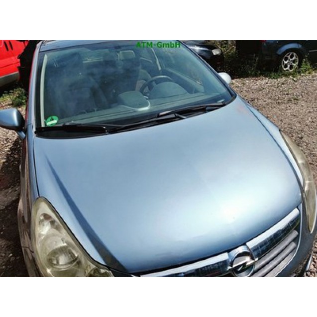 Motorhaube Opel Corsa D Farbcode Z163 Lichtsilber Metallic M2