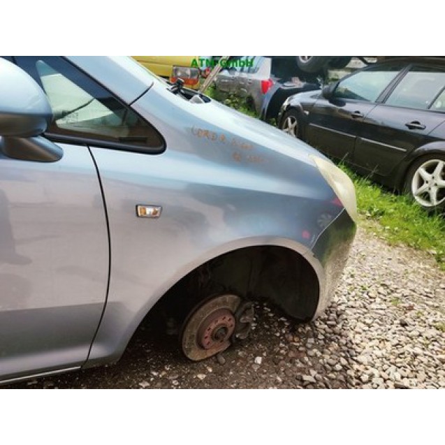 Kotflügel rechts Beifahrerseite Opel Corsa D Farbcode Z163 Lichtsilber Metallic