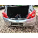 Stoßstange hinten Opel Corsa D 3 türig Farbcode Z163 Lichtsilber Metallic M2