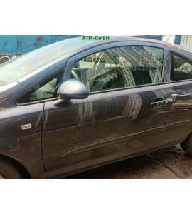 Tür vorne links Opel Corsa D 3 türig Farbcode Z168 4XU Blau Metroblau Metro M2