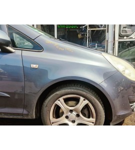 Kotflügel rechts Beifahrerseite Opel Corsa D Farbcode Z168 4XU Metroblau Metro