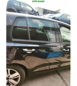 Tür hinten rechts VW Golf 6 5 türig Farbcode LC9X Deepblack Perleffekt Schwarz