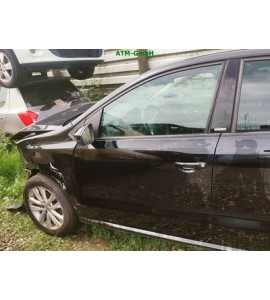Tür vorne links VW Polo 6R Farbcode L041 Schwarz Brillantschwarz Uni