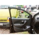 Tür vorne links VW Polo 6R Farbcode L041 Schwarz Brillantschwarz Uni