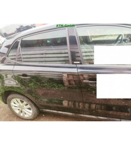 Tür hinten rechts VW Polo 6R Farbcode L041 Schwarz Brillantschwarz Uni
