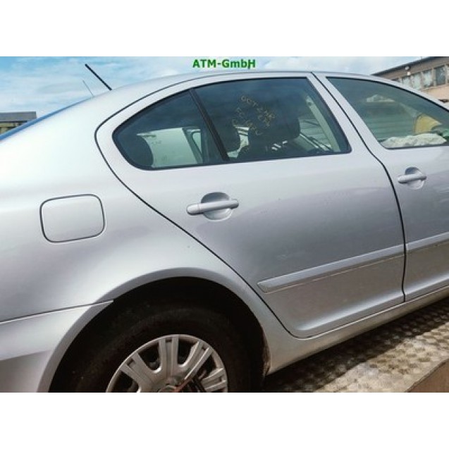 Tür hinten rechts Skoda Octavia 2 II Farbcode LA7W Reflexsilber Silber Metallic