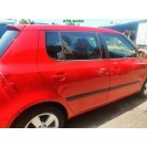 Tür hinten rechts Skoda Fabia 2 II Farbcode LF3K 8T8T Farbe Corridarot Rot