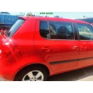 Tür hinten rechts Skoda Fabia 2 II Farbcode LF3K 8T8T Farbe Corridarot Rot