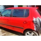 Tür hinten links Skoda Fabia 2 II Farbcode LF3K 8T8T Farbe Corridarot Rot