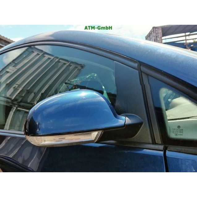 Seitenspiegel rechts VW Golf 5 V Plus Farbcode LD5Q Farbe Blau Shadow Blue Pearl