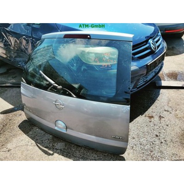 Heckklappe Opel Meriva Farbcode Z163 4AU Farbe Lichtsilber Silber M2 Metallic