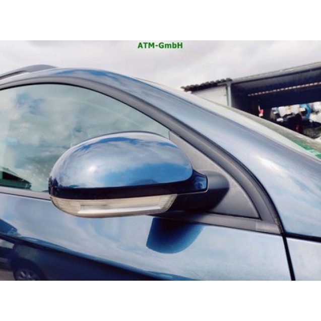 Seitenspiegel rechts VW Passat B6 3C5 Farbcode LC5F Bluegraphit Pearl Blue Blau