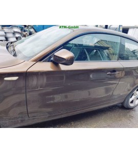 Tür links BMW 1 1er E81 Farbcode B09 Braun Marrakeshbraun Metallic