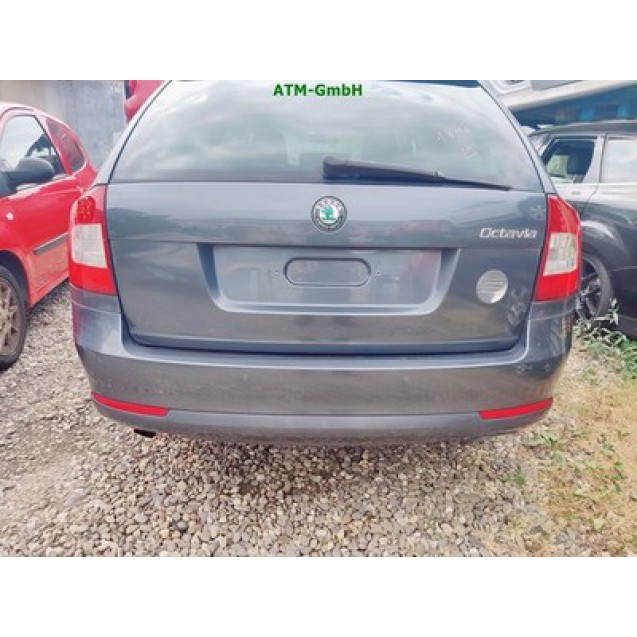 Stoßstange hinten Skoda Octavia 2 II Farbcode LF8J Anthracite Grey Grau Metallic