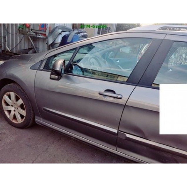 Tür vorne links Peugeot 308 SW Farbcode KTQ KTQC Moondust Grau Metallic