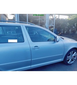 Tür vorne rechts Skoda Octavia 2 II Farbcode 9156 LA7W Reflexsilber Metallic