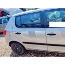 Tür hinten rechts Skoda Fabia 2 II Farbcode LA7W Reflexsilber Metallic
