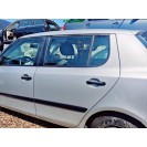 Tür hinten links Skoda Fabia 2 II Farbcode LA7W Reflexsilber Metallic