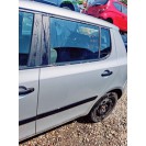 Tür hinten links Skoda Fabia 2 II Farbcode LA7W Reflexsilber Metallic