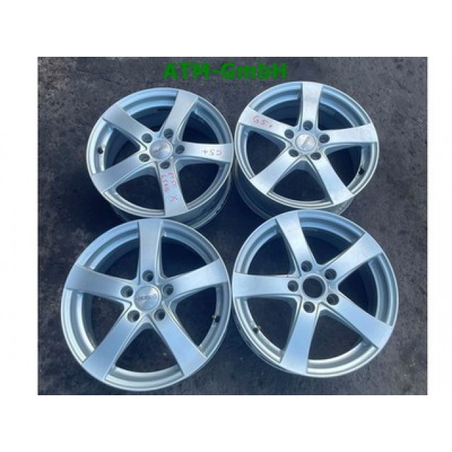 Felge Alufelge x 4 Stück VW Golf 5 V Plus ET 50 6.5 J x 16 H2 5 Loch 124R-000057