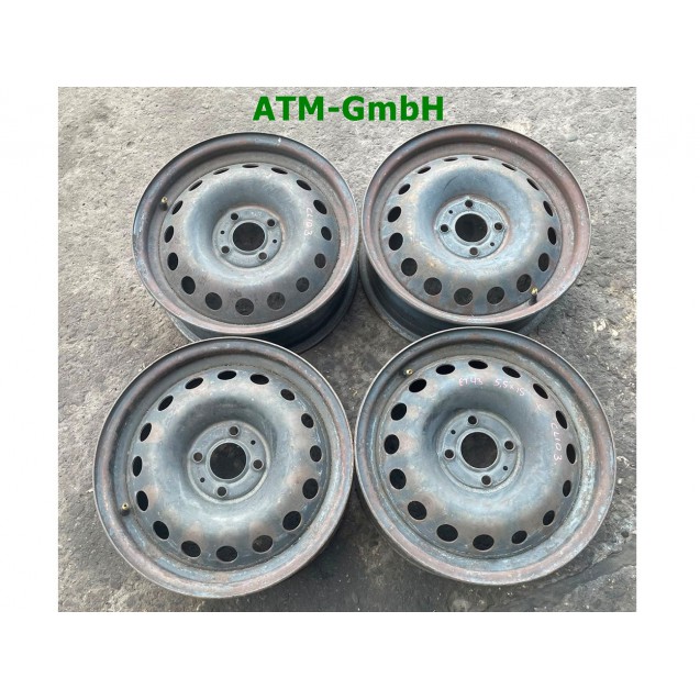 Felge Stahlfelge x 4 Stück Renault Clio 3 III ET 43 5.5 J x 15 8200008872 4 Loch