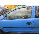 Tür links Opel Corsa C 3 türig Farbcode Z20A Farbe Aruba Blau