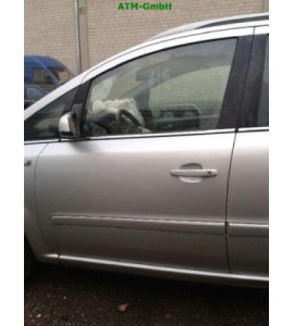 Tür Opel Zafira B vorne links Farbcode Z157 Farbe Starsilber Silber