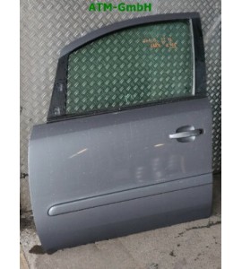 Tür Opel Zafira B vorne links Farbcode Z155 Farbe Moonland Grau Metallic