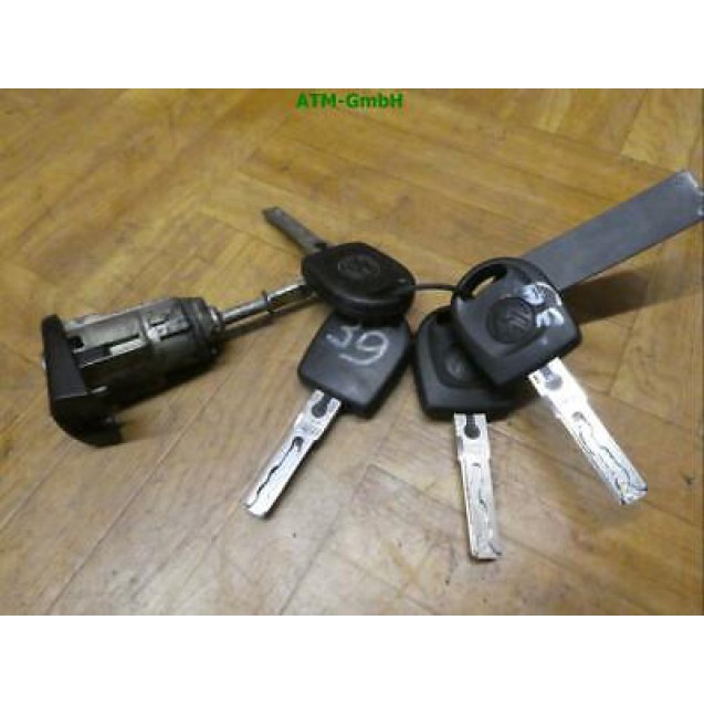 Schloss VW Golf 4 IV unlackiert Schlüssel x 4 Stück