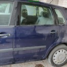 Tür VW Polo 9N 5 türig hinten links Farbcode LB5N Indigo Blau Perleffekt