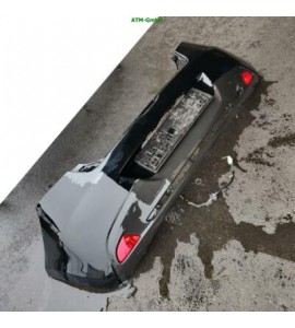 Stoßstange hinten Mazda 2 II 3 türig Farbcode A3F DK1 Brilliantschwarz Schwarz