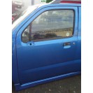 Tür Suzuki Wagon vorne links Farbe Blau mechanischer Fensterheber
