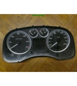 Tacho Kombiinstrument Peugeot 307 Gelaufen 283.000 KM P9636708880 Sagem