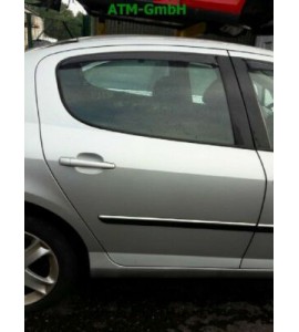 Tür Peugeot 407 Limousine hinten rechts Farbcode EZRC Gris Aluminium Metallic