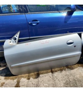 Tür Peugeot 206cc vorne links Farbcode EZR Gris Aluminium Metallic Grau Silber