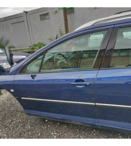 Tür Peugeot 407 Farbcode EGED Farbe Bleu de Chine Nacre Blau vorne links