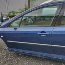 Tür Peugeot 407 Farbcode EGED Farbe Bleu de Chine Nacre Blau vorne links