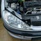 Frontscheinwerfer Scheinwerfer rechts Peugeot 206 Beifahrerseite