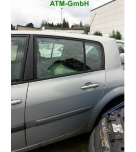 Tür Renault Megane 2 5 türig hinten links NV632 Gris Boreal Polar Grau Metallic