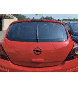 Heckklappe Opel Corsa D 3 türig Farbe Rot getönt