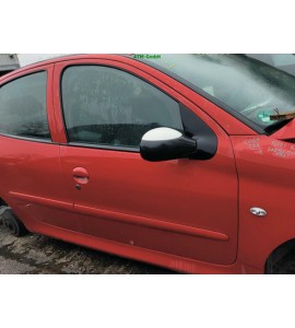 Tür vorne rechts Peugeot 206+ 5 türig Farbcode KKN Farbe Rouge Aden Rot