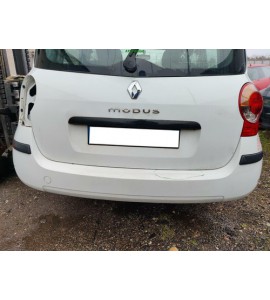 Stoßstange hinten Renault Modus Farbcode DV369 Blanc Glacier Arktisweiss Weiss